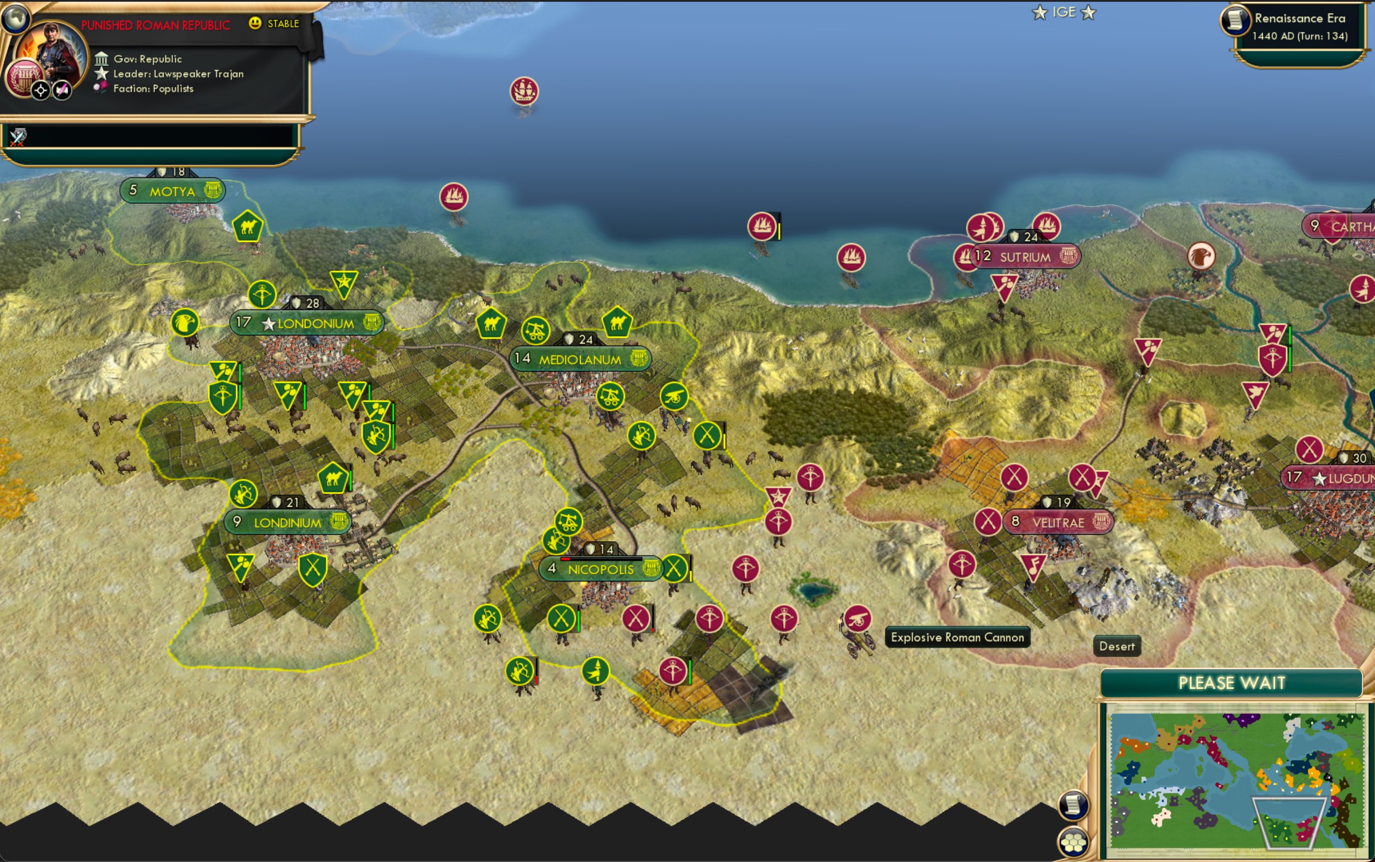 CBR In-Game Screenshot of Defeats at the City of Victory