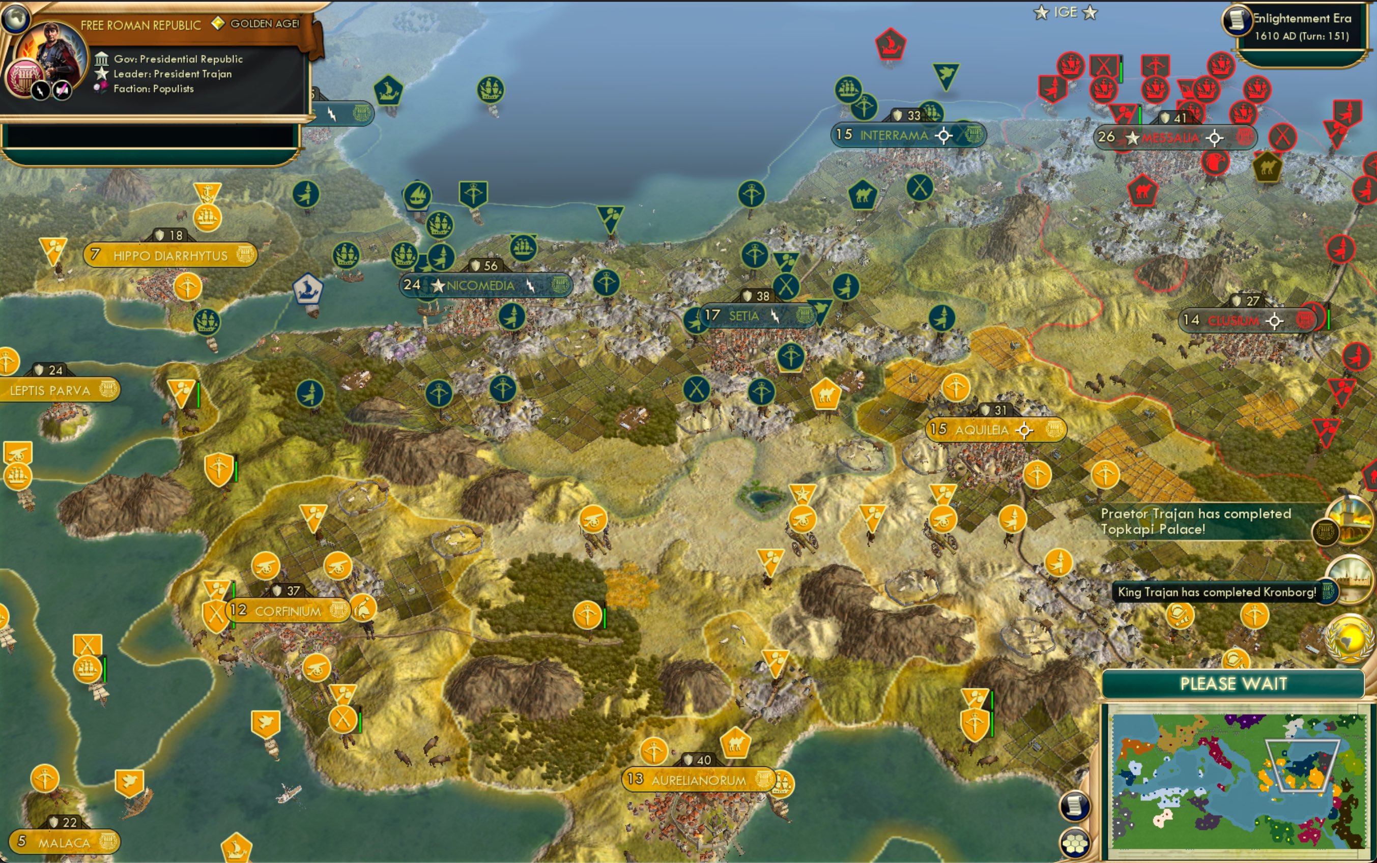 CBR In-Game Screenshot of Something Rotten in the State of Rome