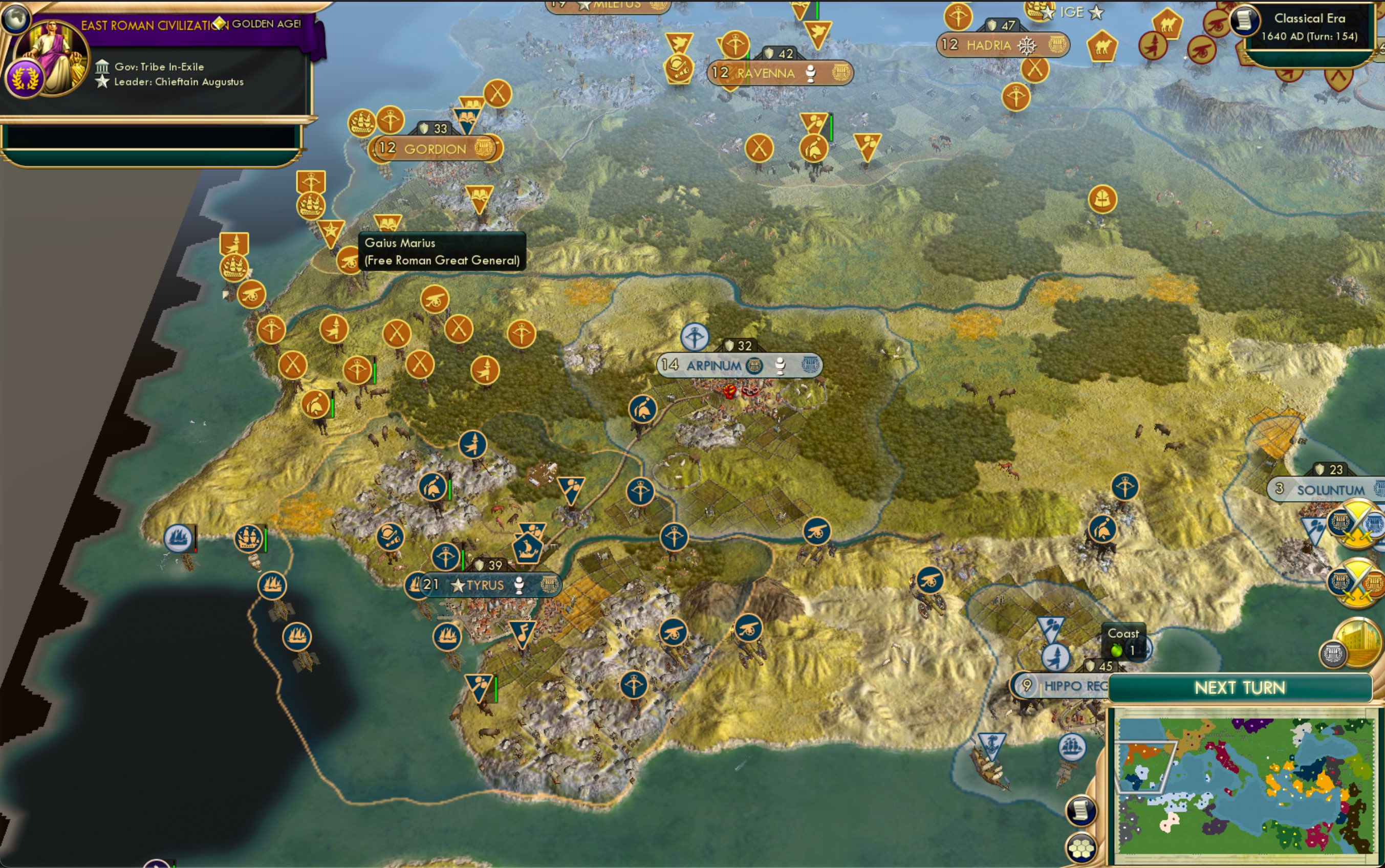 CBR In-Game Screenshot of Roman Reconquista