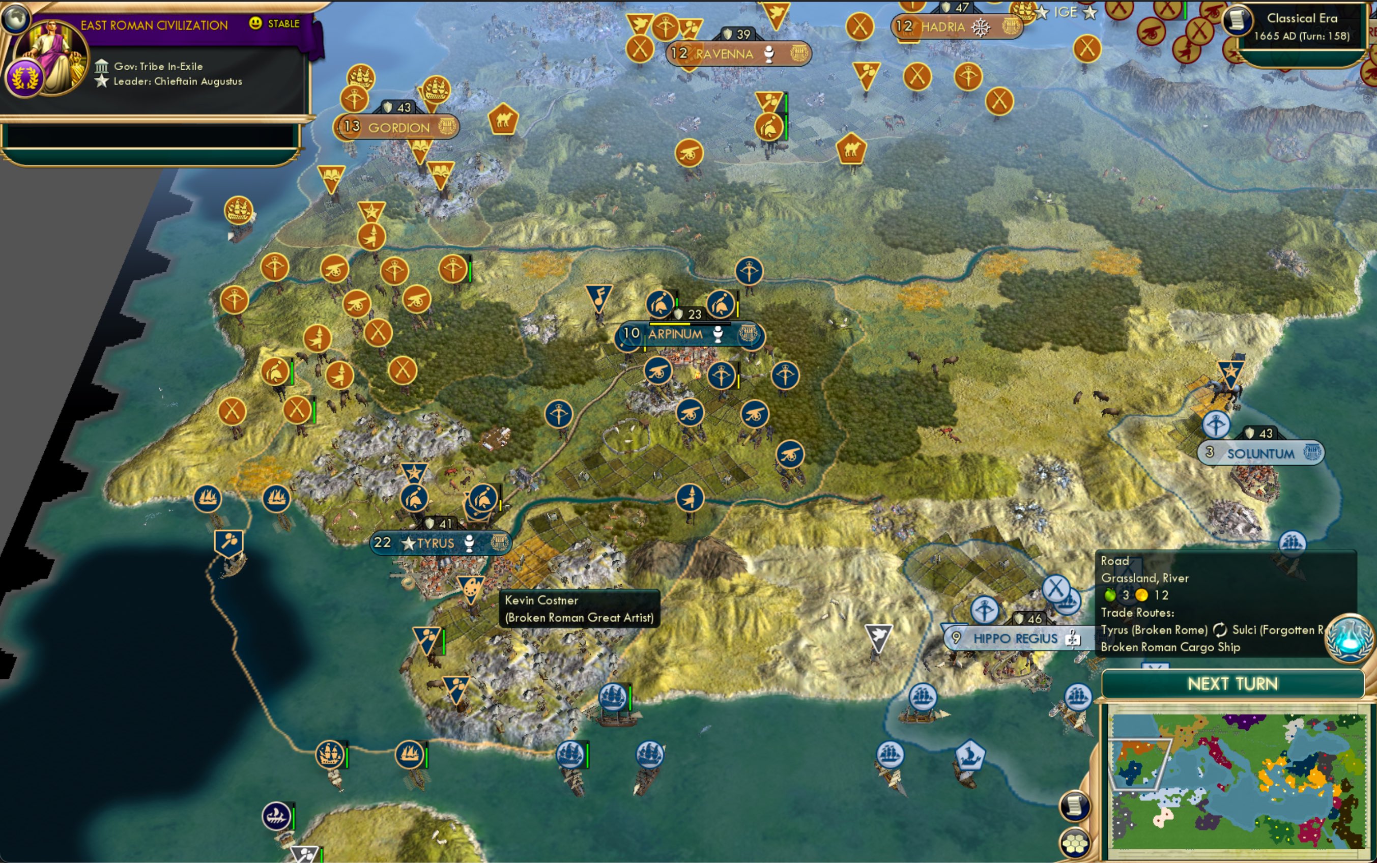 CBR In-Game Screenshot of Did Romulus Dance with Wolves?