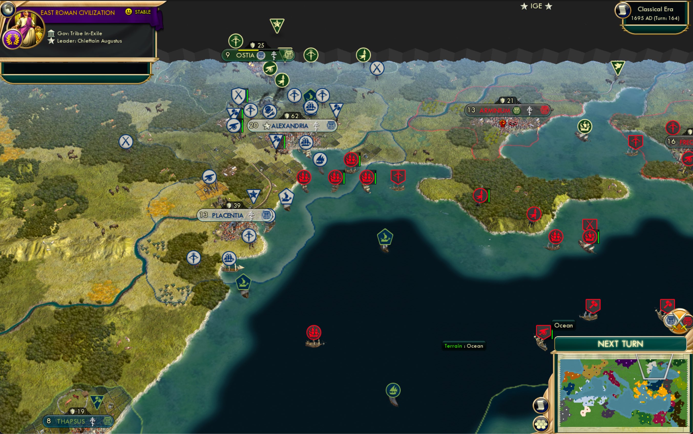 CBR In-Game Screenshot of Running the Black Sea Red
