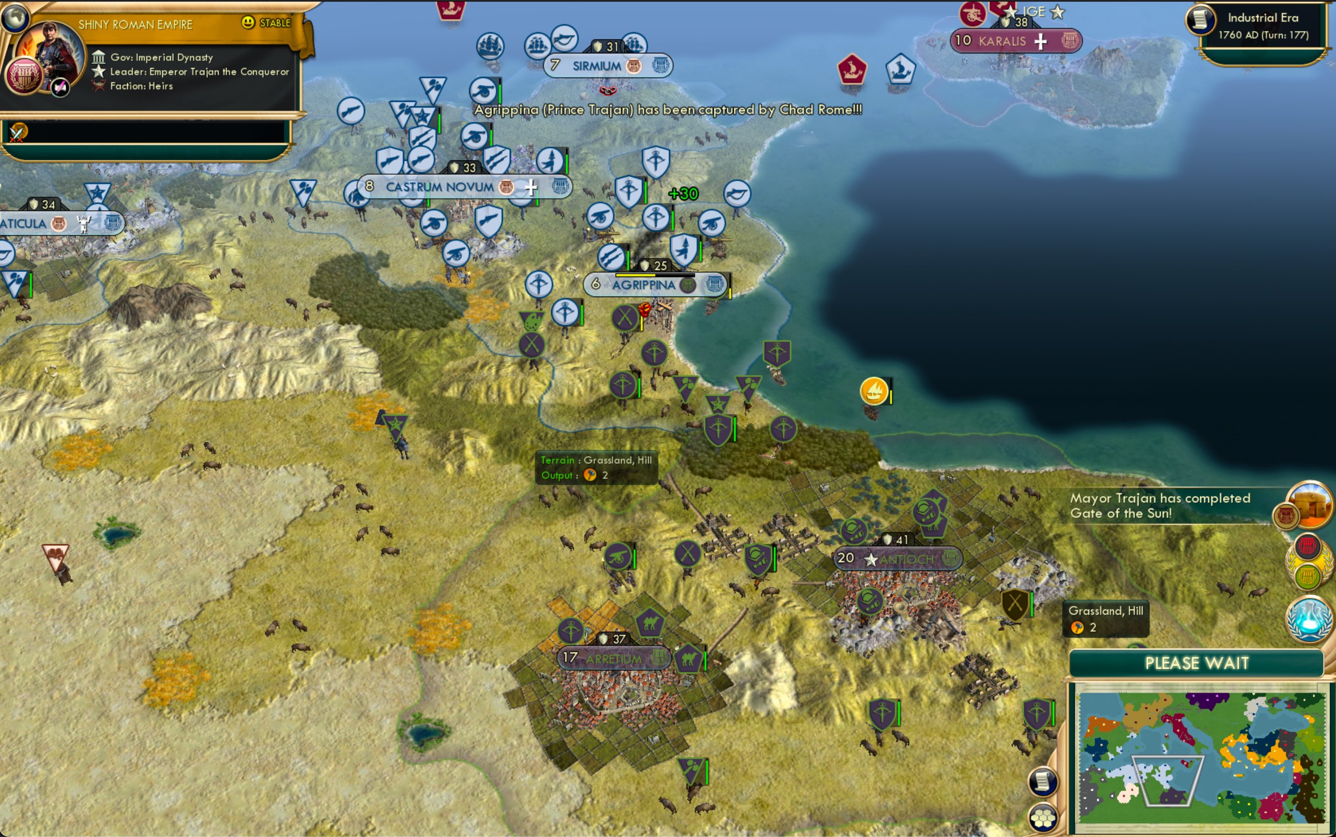 CBR In-Game Screenshot of Behind the Times