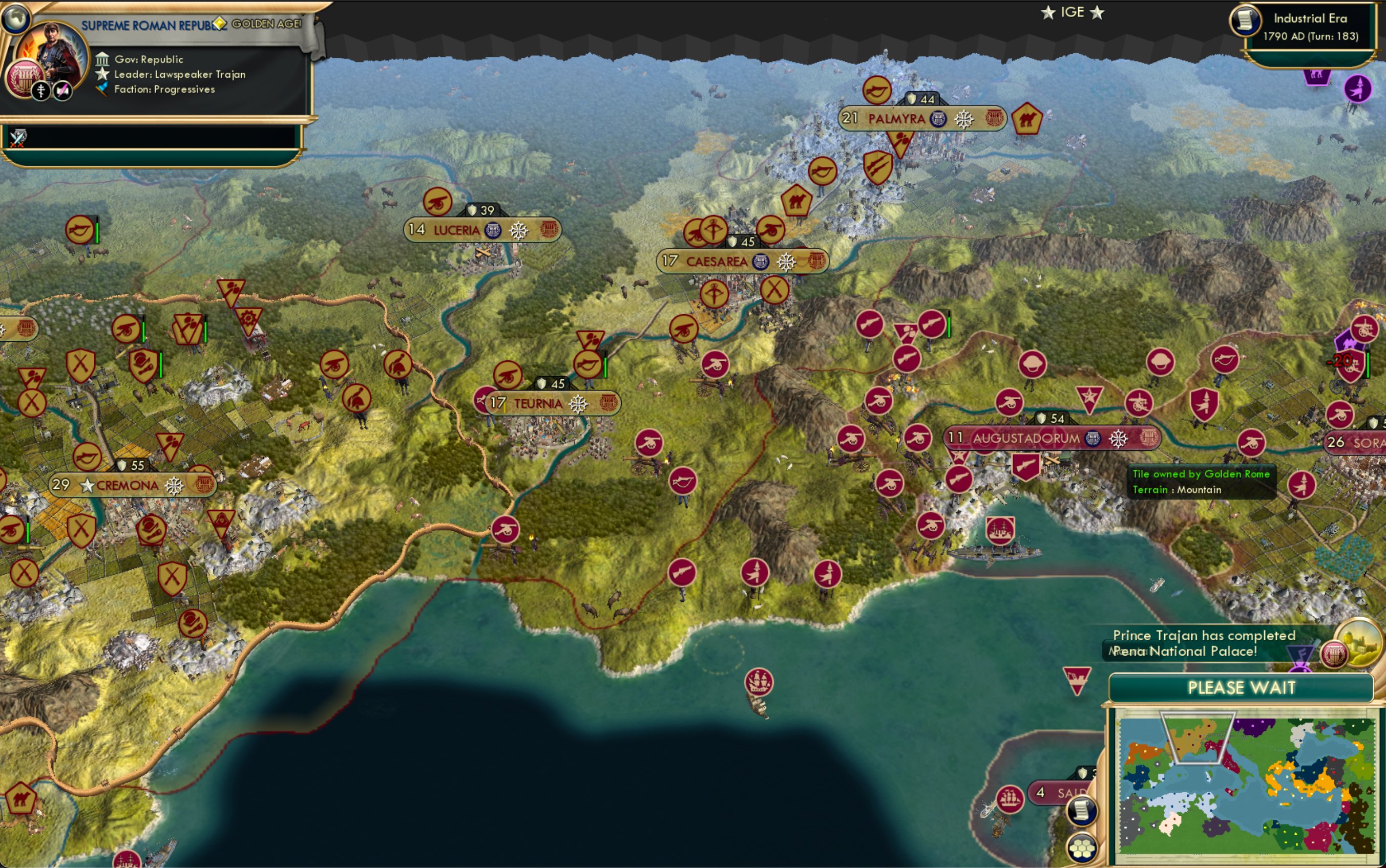 CBR In-Game Screenshot of Pottering into Provence