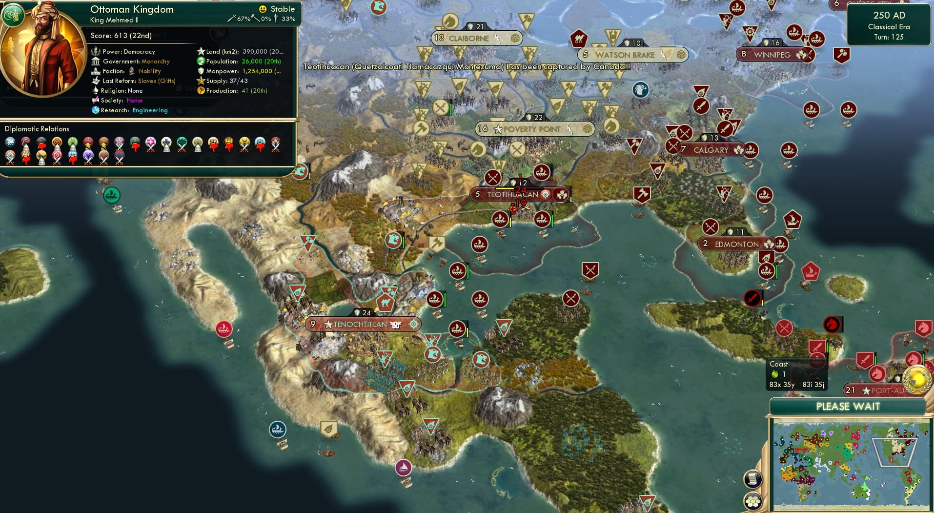 CBR In-Game Screenshot of Oh. Canada.