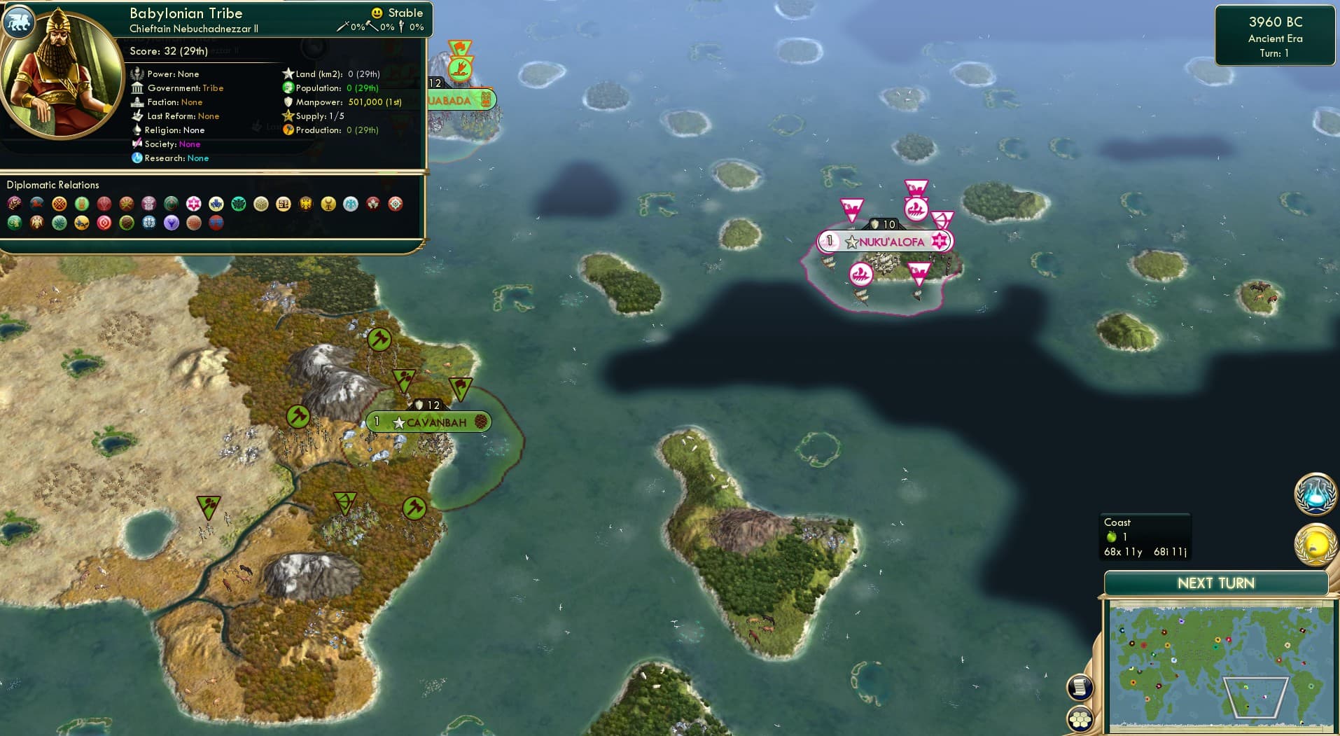 CBR In-Game Screenshot of The beginning of Time