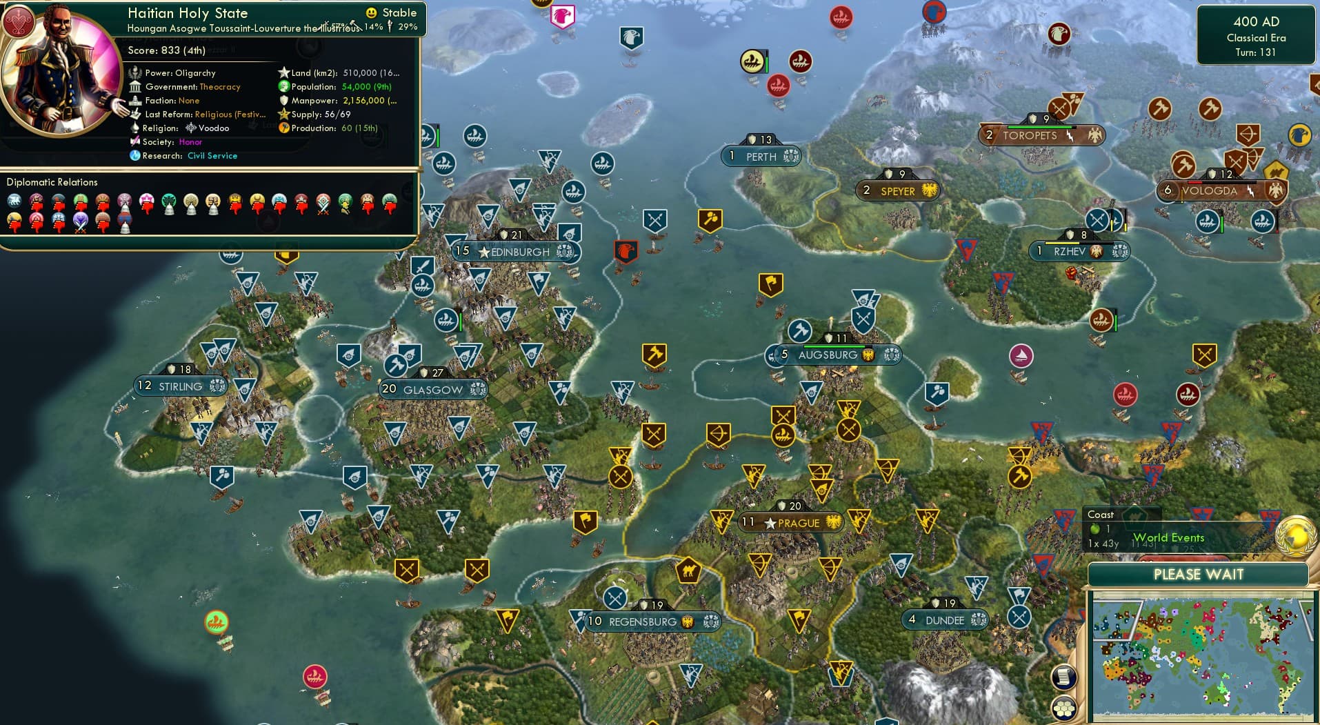 CBR In-Game Screenshot of The Banner of Bruce