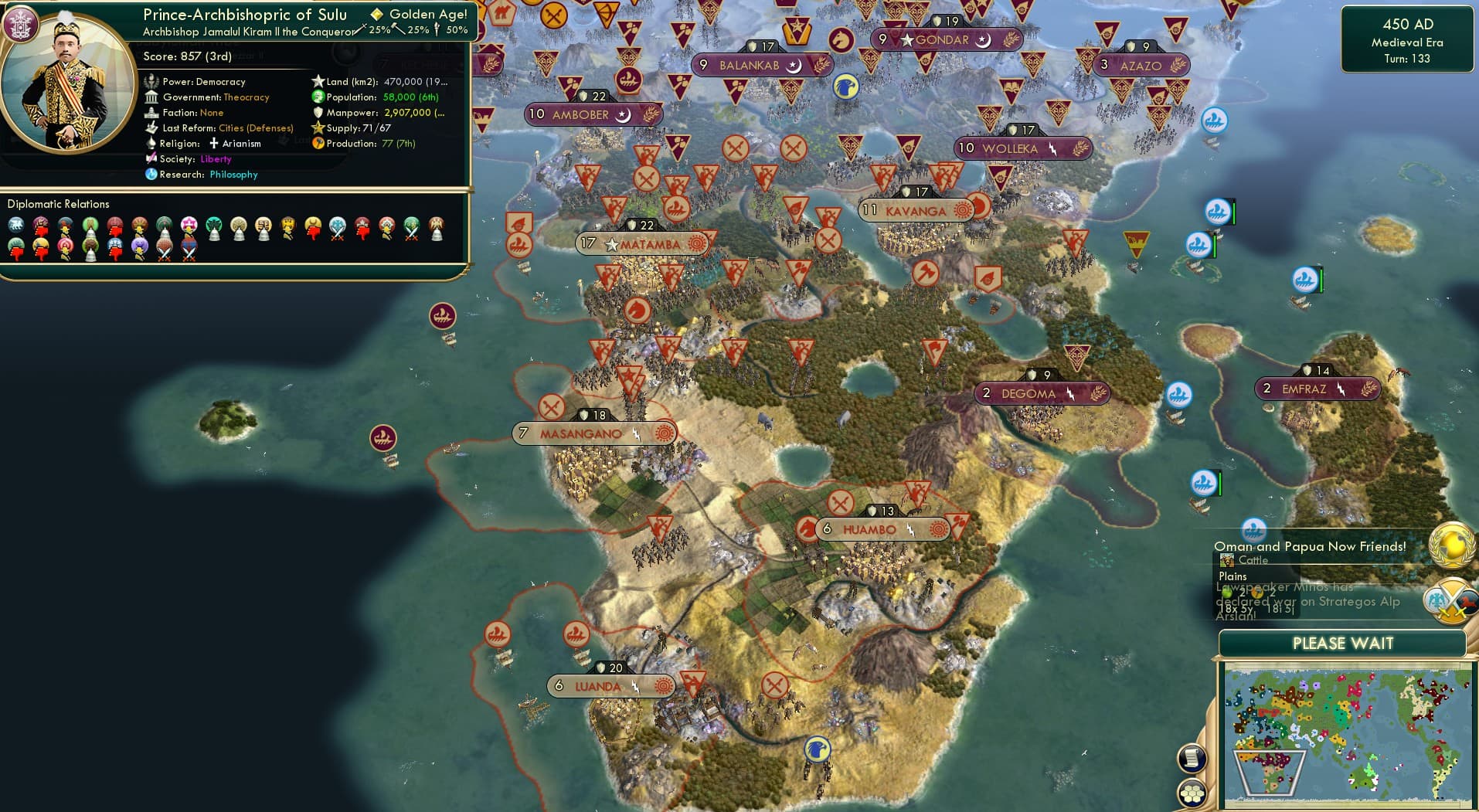 CBR In-Game Screenshot of Sacha, Baron of Cohen