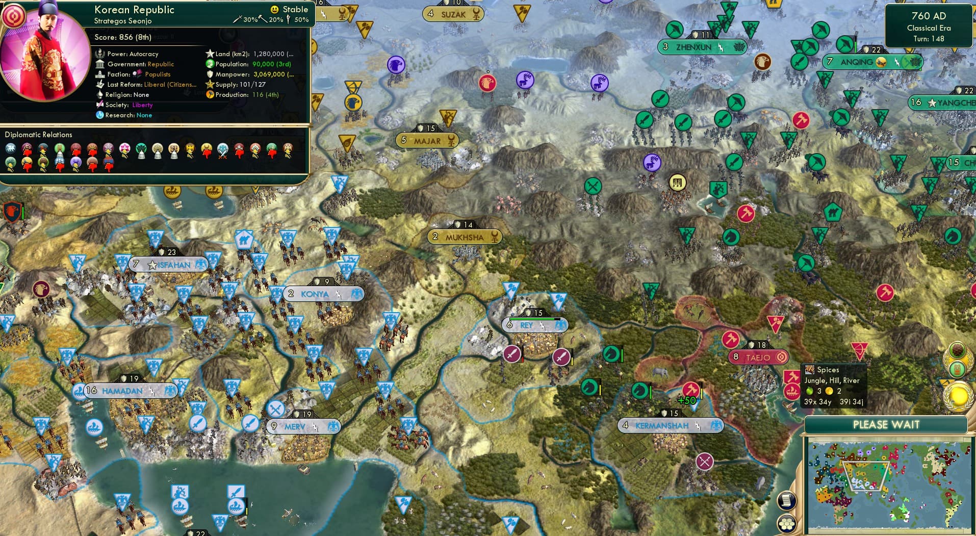 CBR In-Game Screenshot of Scramble for India
