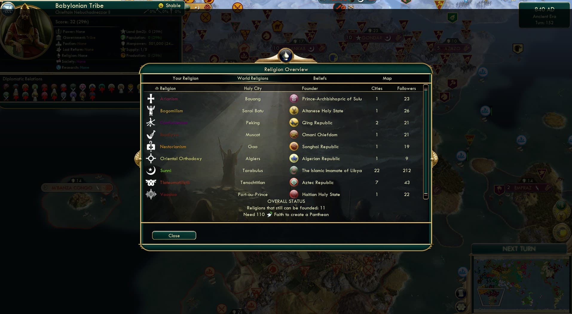 CBR In-Game Screenshot of The Haitian Holy State Will Rise