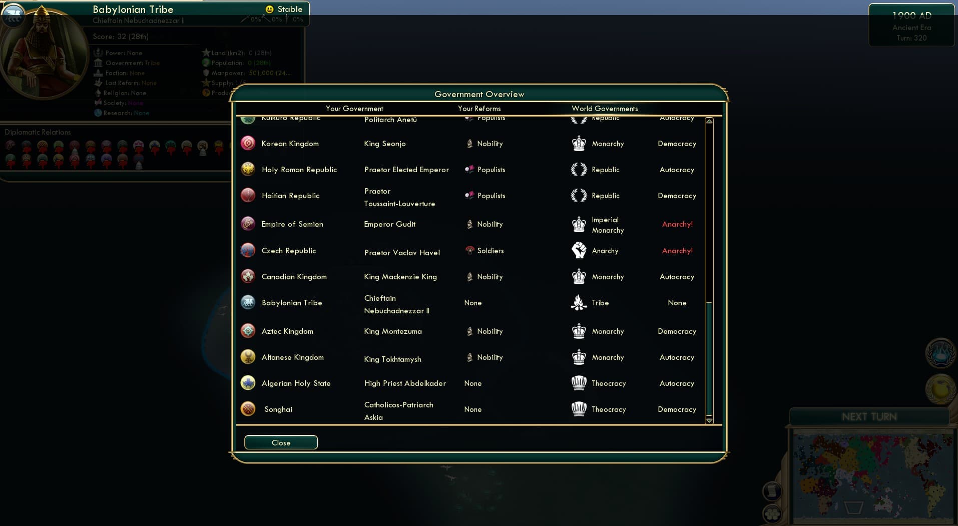 CBR In-Game Screenshot of King Mackenzie King! It happened!