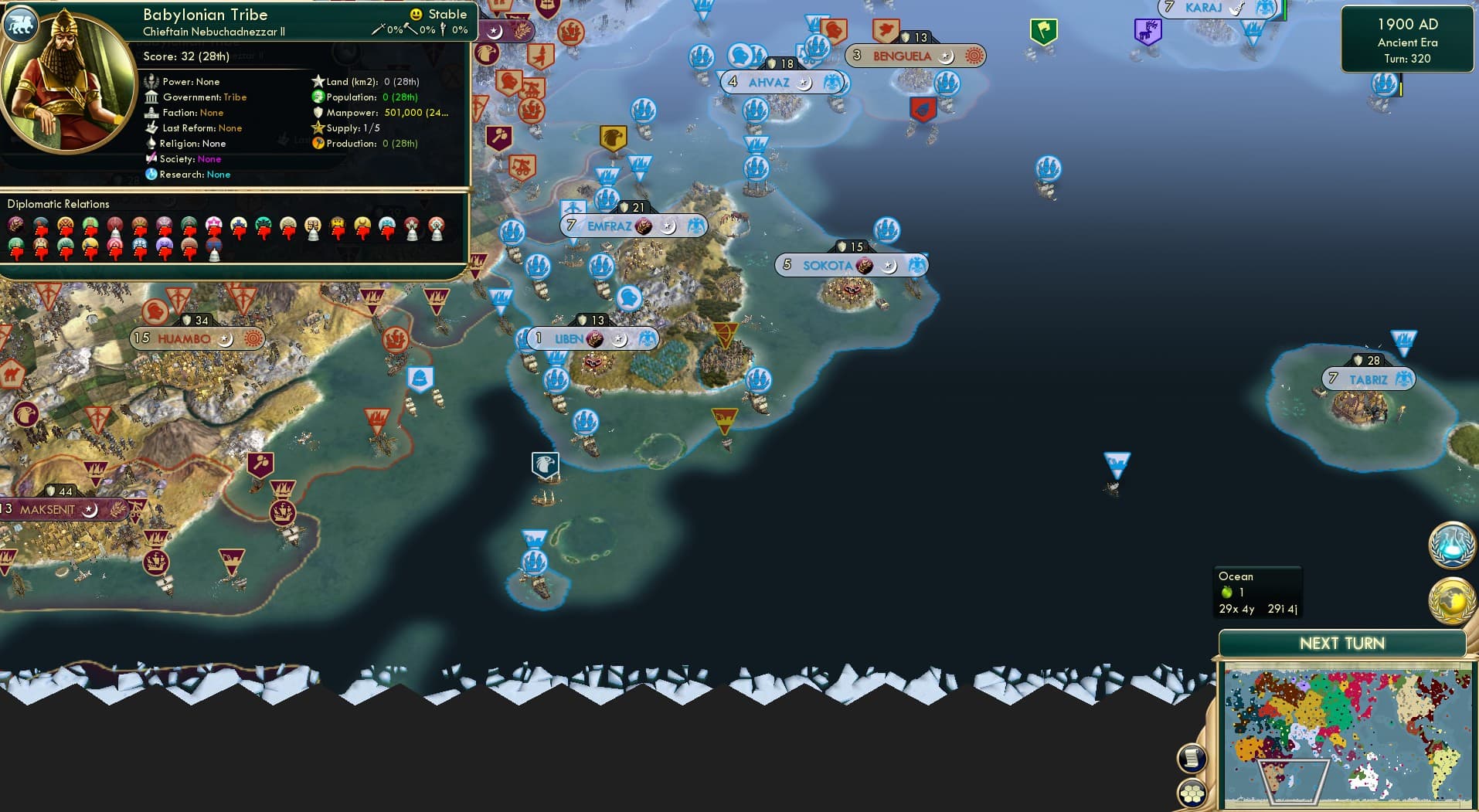 CBR In-Game Screenshot of The Seljuq Sultan lives in Madagascar now