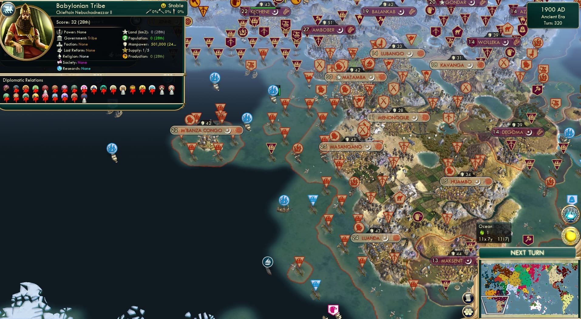 CBR In-Game Screenshot of Okay but who the fuck spells M’banza Kongo with a “C”