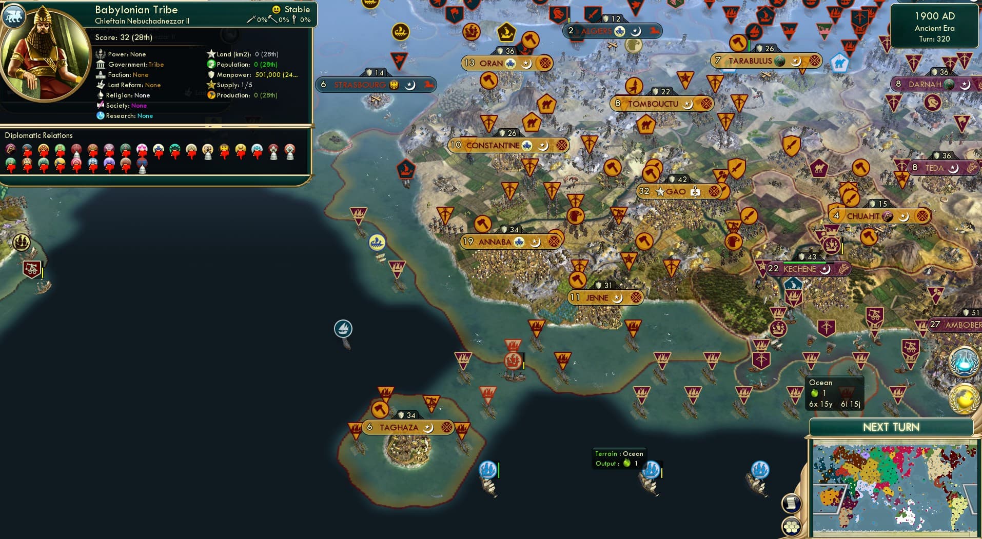 CBR In-Game Screenshot of Imagine letting Minoa take Algiers