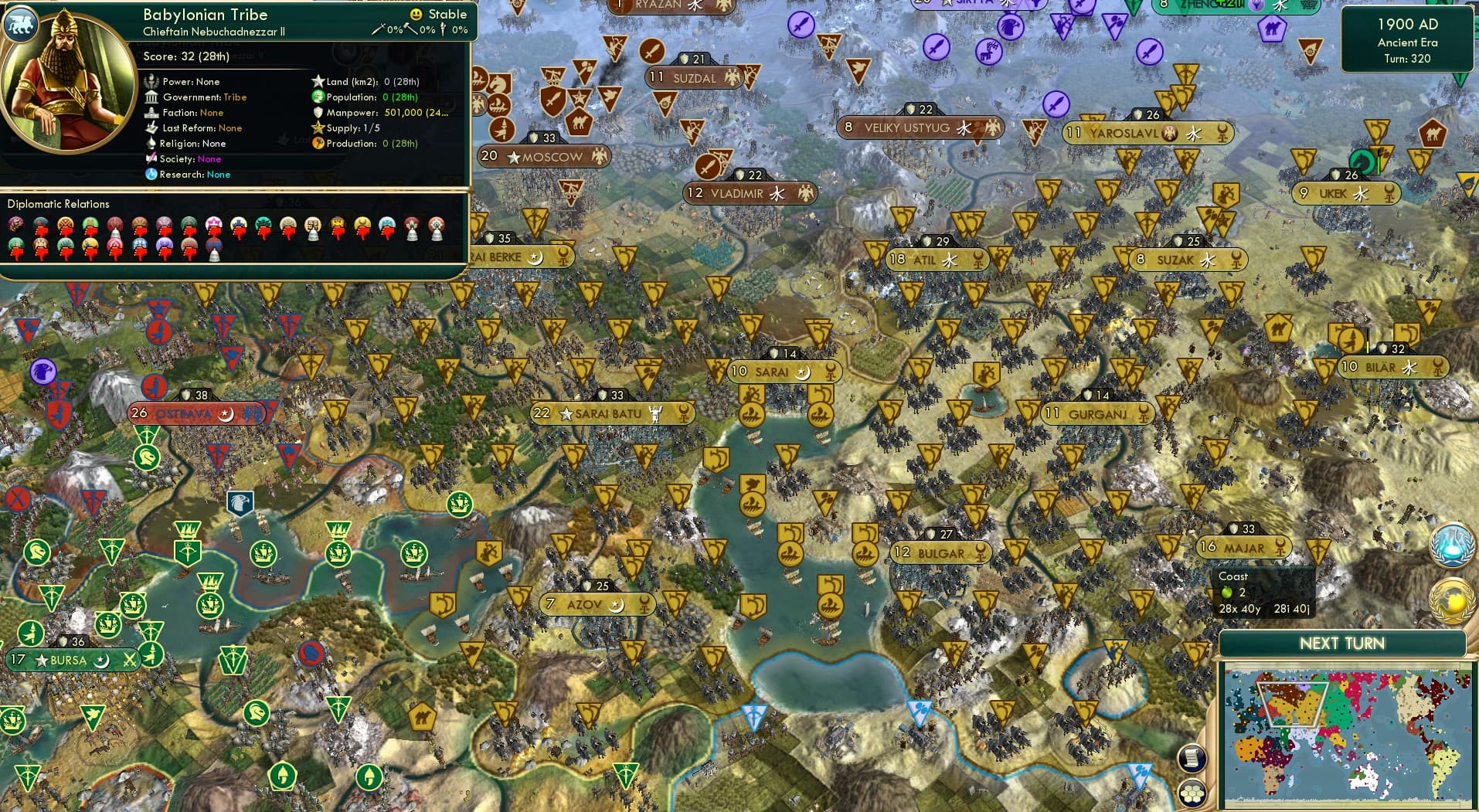 CBR In-Game Screenshot of Not a melee unit to be seen