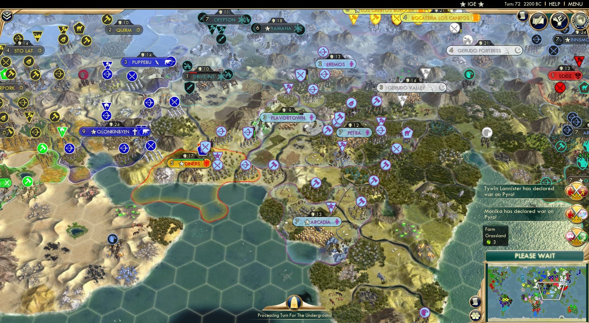 CBR In-Game Screenshot of Meanwhile at the Legion of Doom...