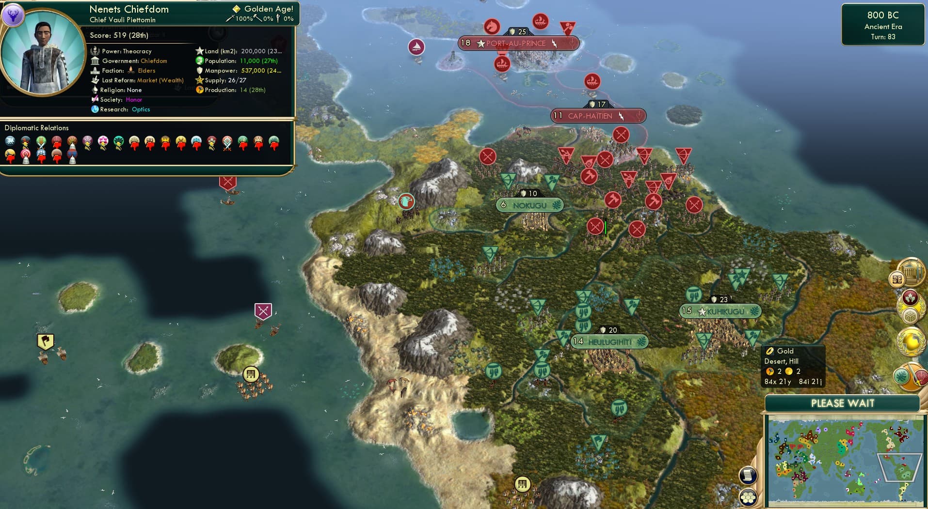 CBR In-Game Screenshot of Rumble in the Jungle