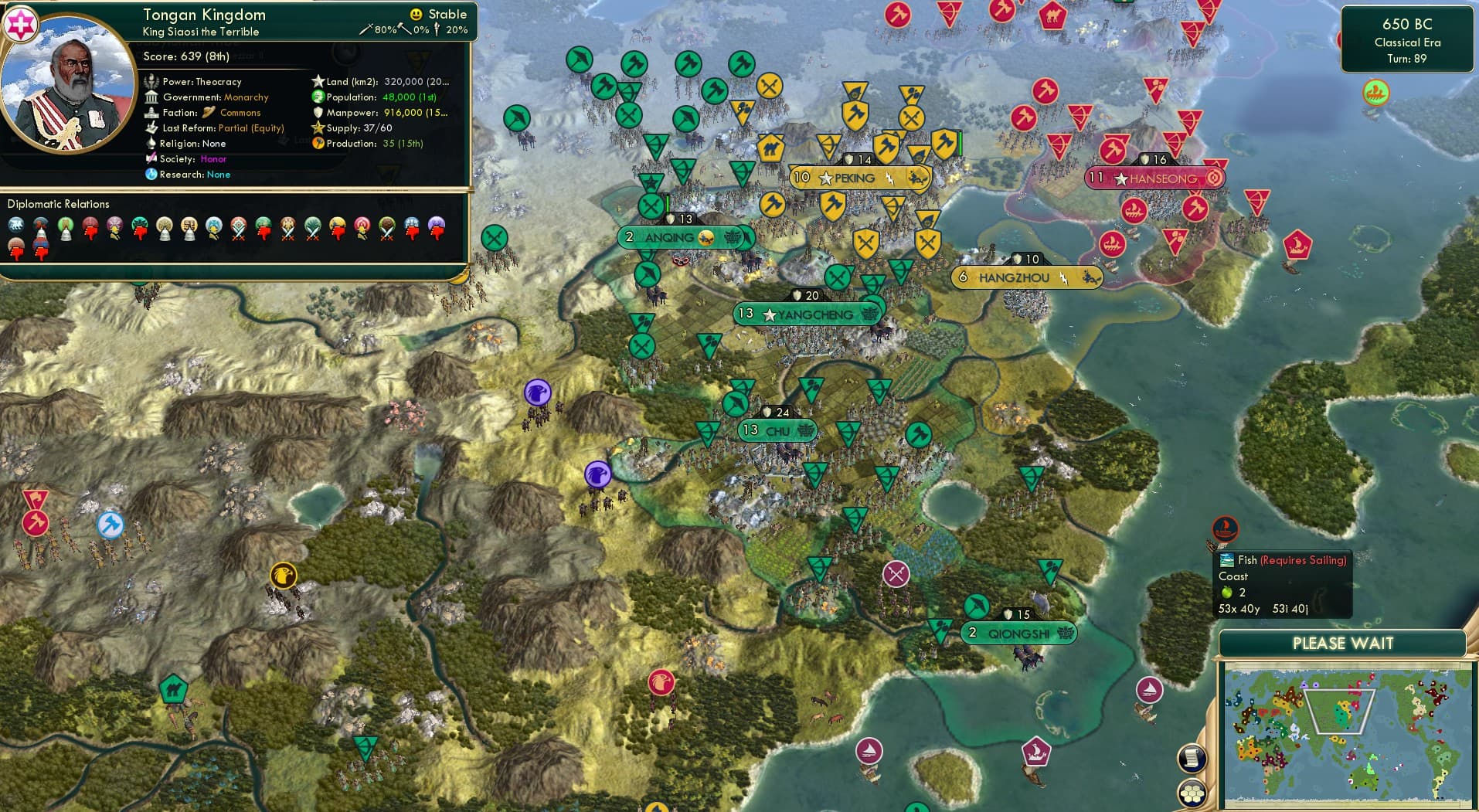 CBR In-Game Screenshot of There can only be one China, which is simultaneously all the Chinas