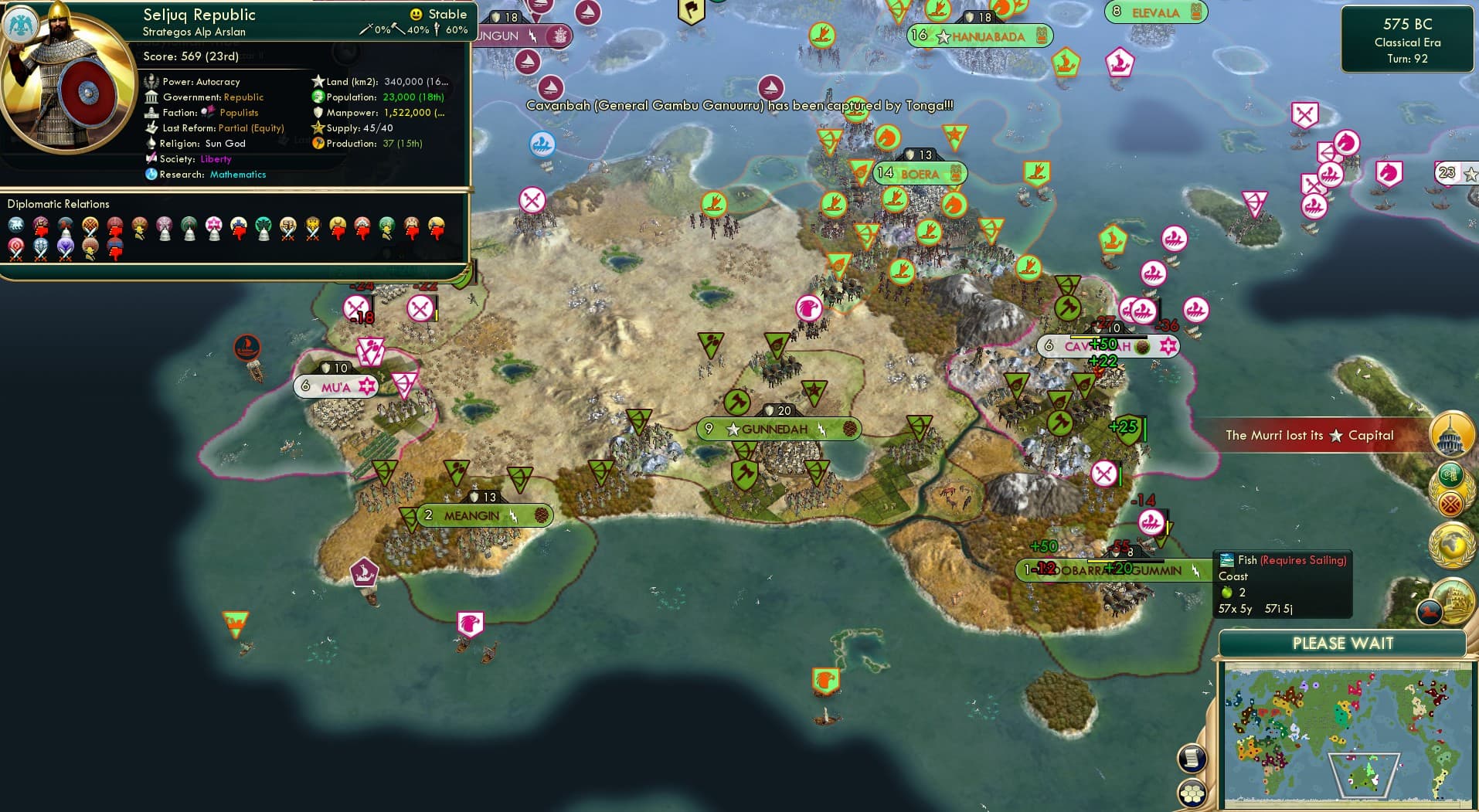 CBR In-Game Screenshot of Dispatch from down under