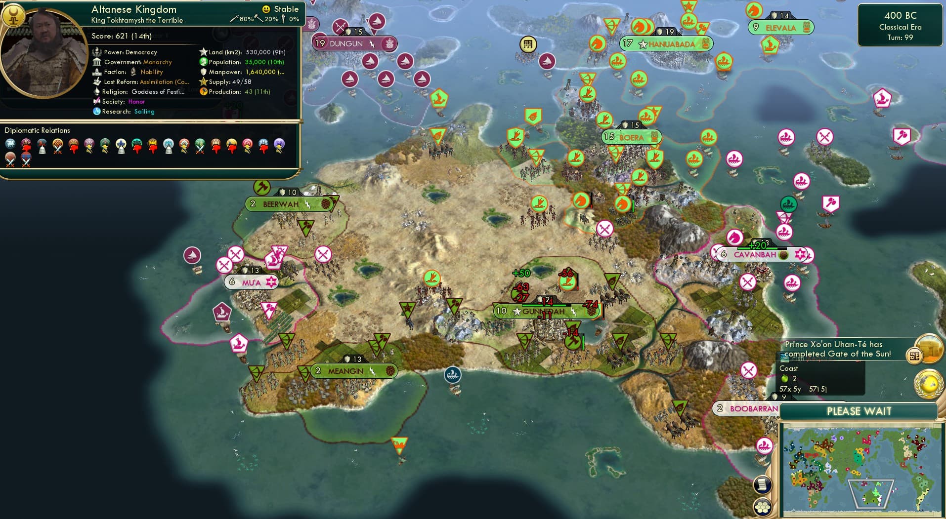 CBR In-Game Screenshot of Tonga Time by Hot Pink Floyd