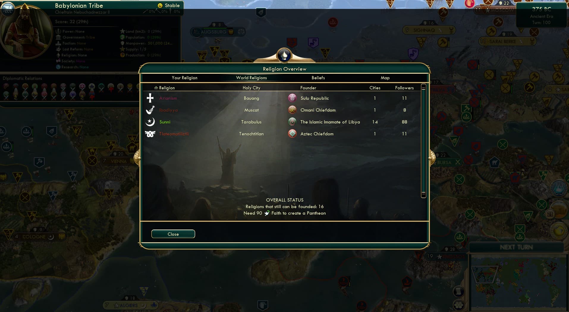 CBR In-Game Screenshot of There is no God but God, and Mohammed is His Messenger